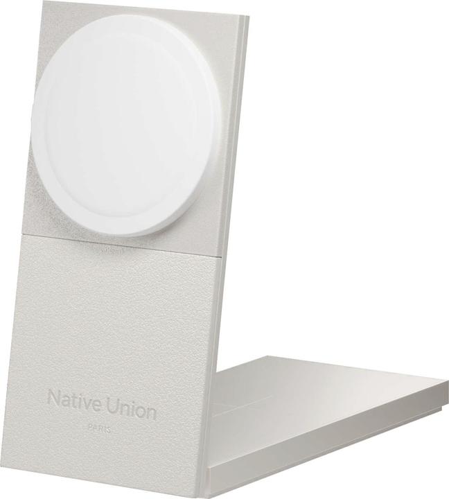 Actual product image Native Union Rise 2-In-1 Qi2 Wireless Charger Sandstone (15 W)