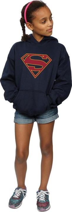 Produktbild Supergirl Logo Kapuzenpullover Mädchen (116)