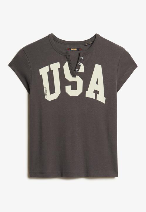 Image du produit Superdry T-shirt à motif et encolure crantée Athletic Essentials (16)