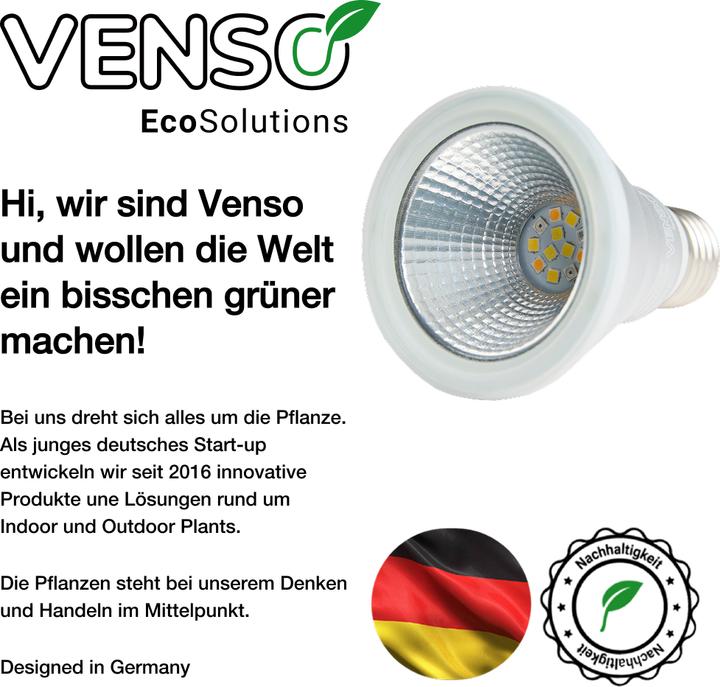 Produktbild Venso E27 Pflanzenlampe "Indoor plants" 7W 60° (LED, 240 V)