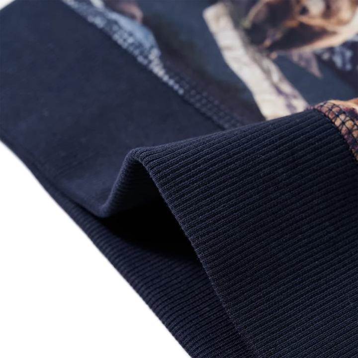 Immagine prodotto VidaXL Felpa da bambino blu navy 116,Materiale: 95% cotone. 5 (116)