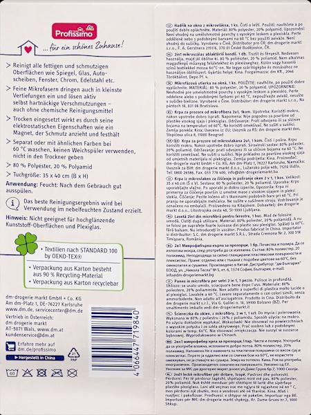 Produktbild dm Profissimo 2in1-Fenstertuch (1 Stk.)