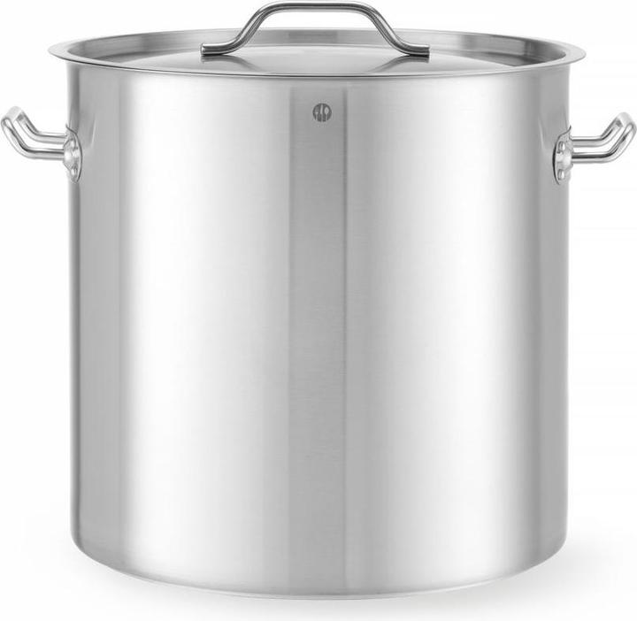 Productafbeelding Hendi Koekenpan met deksel 50 l 400x400 mm Budget Line (40 cm, Koekenpan, Roestvrij staal)
