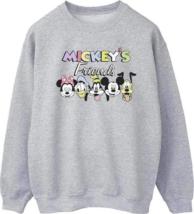 Disney Mickey Mouse And Friends Faces Sweatshirt (XL)
