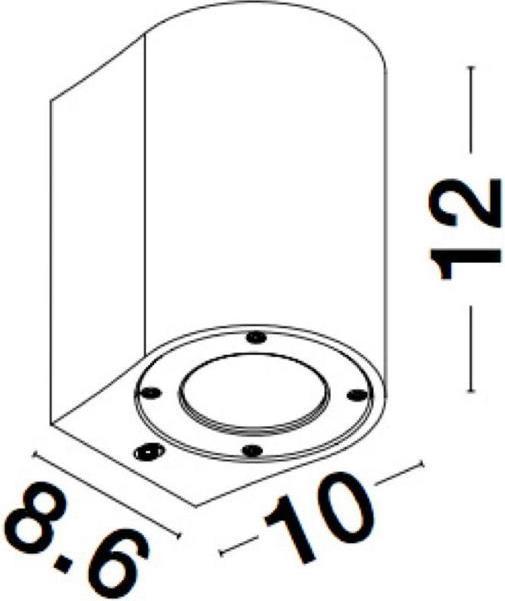Actual product image Nova Luce Wall & Ceiling Lights (GU10, IP65)