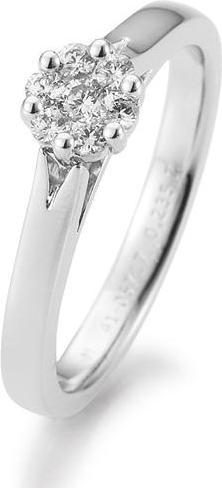 Breuning Verlobungsring Flower (56, 585/14 K Gold)