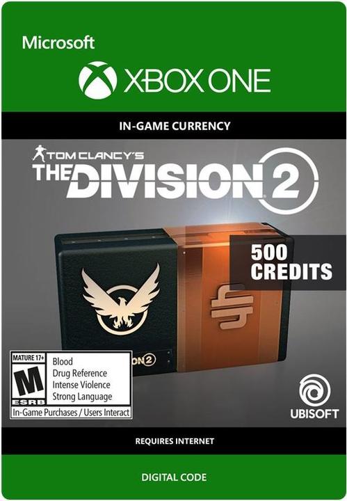Produktbild Microsoft Tom Clancy's The Division 2: 500 Premium Credit Pack