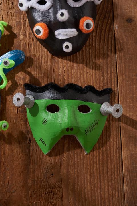 Produktbild VBS Kinder-Masken, Pappmaché, 6er-Set