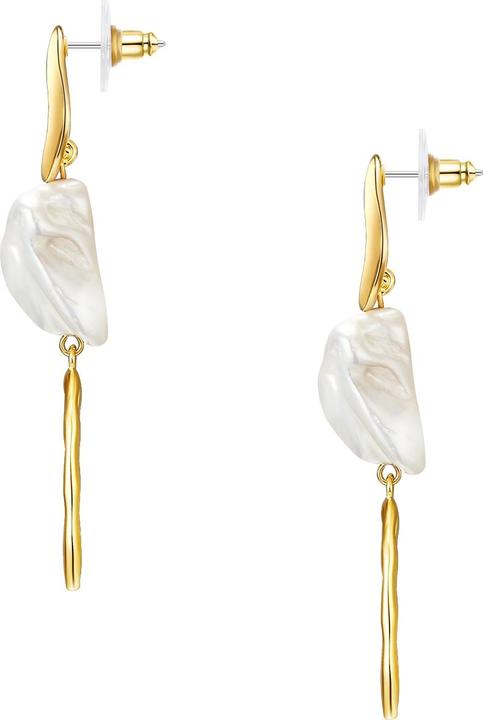 Image du produit Lulu & Jane Femme Alliage de métal Perle de culture or jaune - 29671 (Alliage métallique)