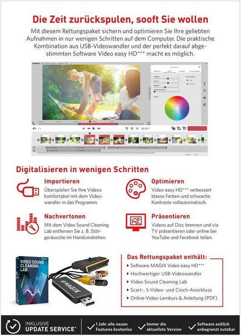 Magix SOS Videocassette! (1 User, unbegrenzt)