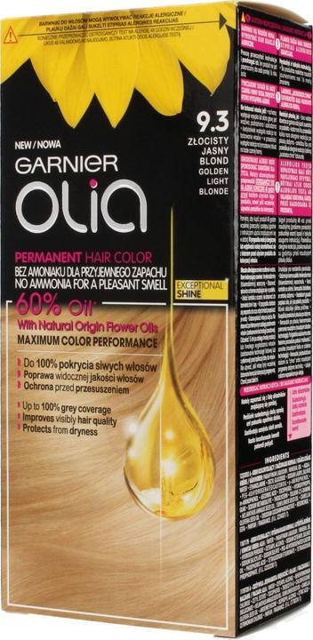 Produktbild Garnier Olia Hair Dye 9.3 Golden Brightond (9.3 Golden Light Blonde)