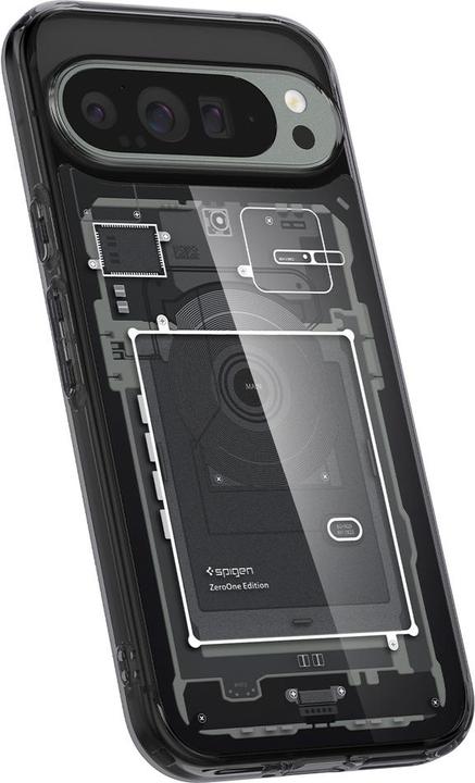 Actual product image Spigen Ultra Hybrid Zero One TPU Back Cover Transparent Google Pixel 9 Pro XL (Google Pixel 9 Pro XL)