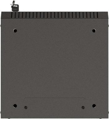 Produktbild Lanberg Szafa Instalacyjna Rack Wisząca 10 6u 300x300 Czarna Drzwi Przeszklone (Flat Pack) (6 HE, 10 Zoll Rack)