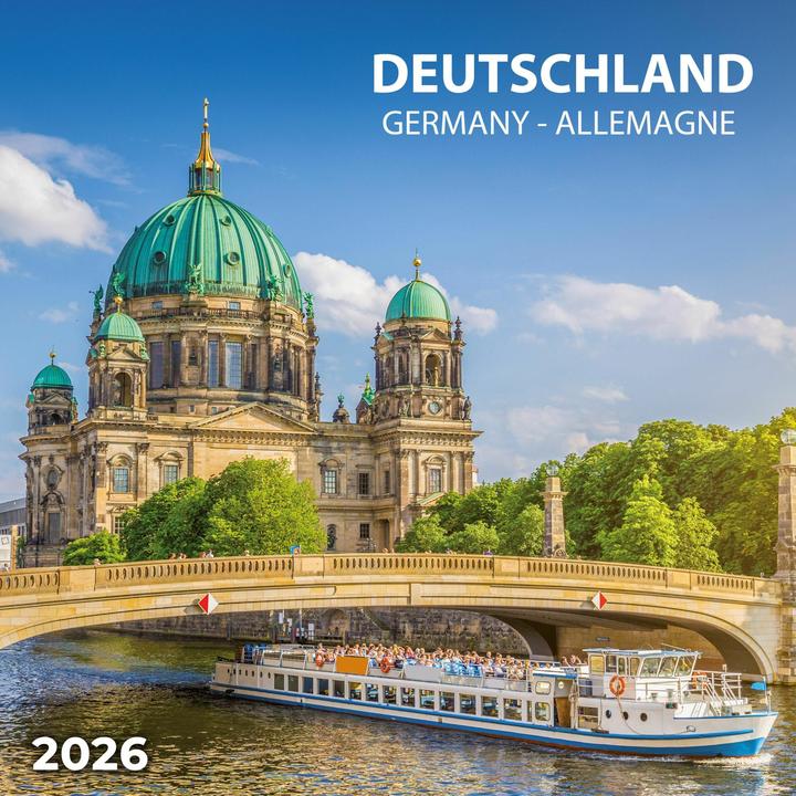 Actual product image Deutschland/Germany 2026 (30 x 30 cm, Hardcover, English)