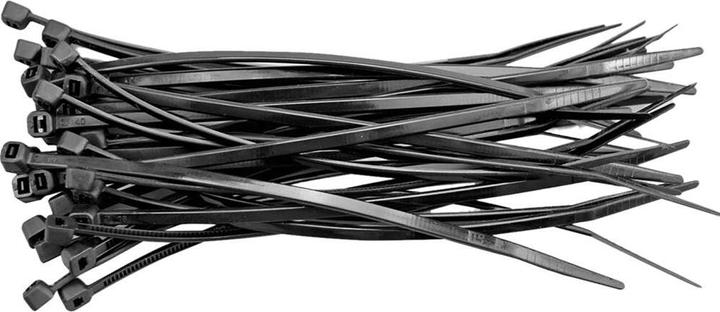 Image du produit Toya Ruban adhésif 430 x 4,8 mm 100 pièces noir (Serre-câbles en plastique, 100 pcs)
