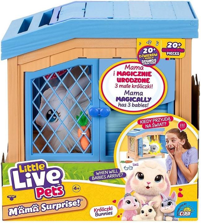 Actual product image Cobi LITTLE LIVE PETS Mummy surprise rabbit 26593