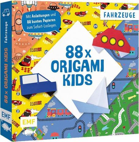 Produktbild 88 x Origami Kids – Fahrzeuge (Deutsch, Thade Precht, 2025)