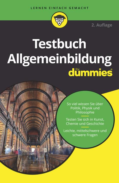 Produktbild Testbuch Allgemeinbildung für Dummies (Deutsch, Wiley-VCH, 2021)