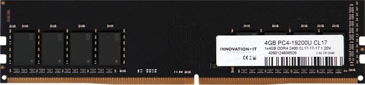 Image du produit Innovation IT Innovation PC 402400 4GB DDR4 2400MHz Module de mémoire (1 x 4GB, 2400 MHz, RAM DDR4, DIMM)
