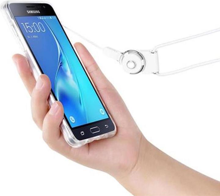 Actual product image Cadorabo TPU Cover Ultra Slim Small Waist Sling (Samsung Galaxy J3)