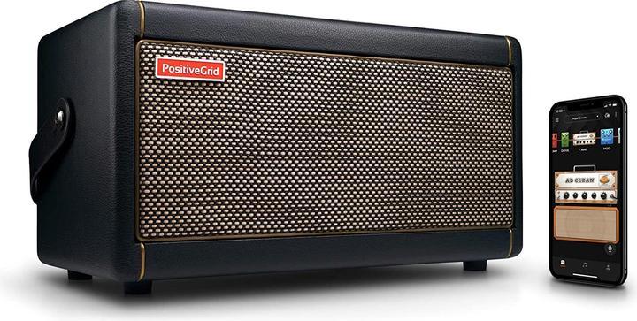 Positive Grid Spark guitar amp 40 watt electric guitar, bass and acoustic combo amp with mobile (Bass, Guitar, 40 W)
