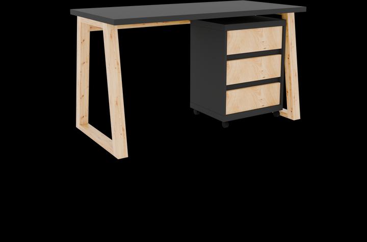 Actual product image ADRK Furniture Desk with container IWO I (65 x 65 x 40 cm)