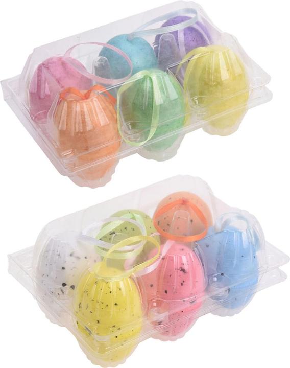 Koopman Set di uova di Pasqua decorative (6 x, 6 cm)