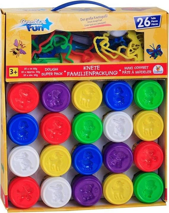 Actual product image Creathek : Plasticine Super Pack with accessories