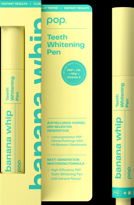 Produktbild SmilePen Pop Teeth White Pen Ban Whi 4ml (4 ml, Stift/Pen)