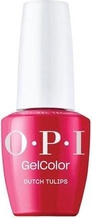 Actual product image OPI GelColor Gel Nail Polish Opaque Bright Red Creme UV Cure (Gel-Effect Nail Polish)