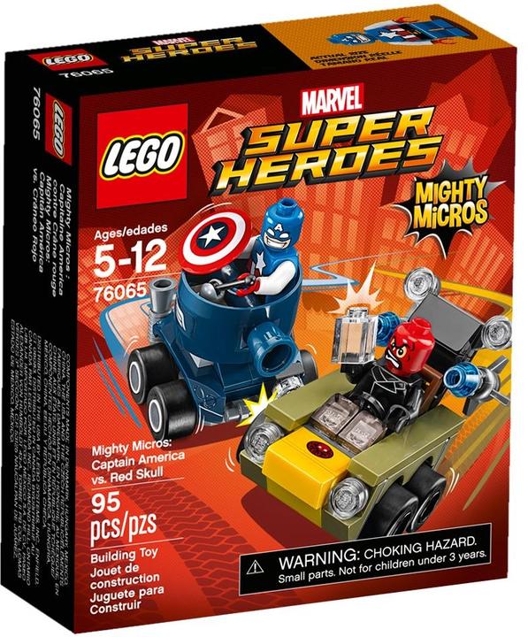 LEGO Marvel Super Heroes Mighty Micros: Captain America contro Teschio Rosso (76065, LEGO Marvel)