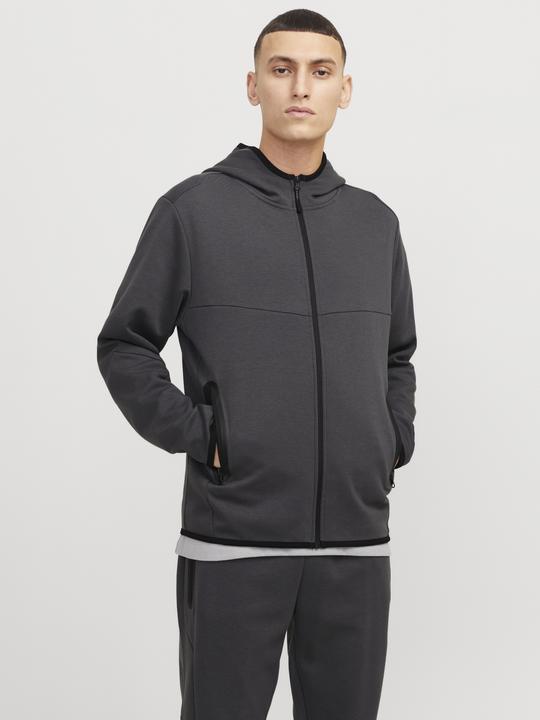 Immagine prodotto Jack & Jones Pullover monocolore con cappuccio e zip Giacca con cappuccio (S)