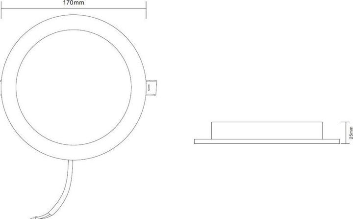 Image du produit Okko Recessed LED Light Epirus 12w Round (Lumière réutilisable)