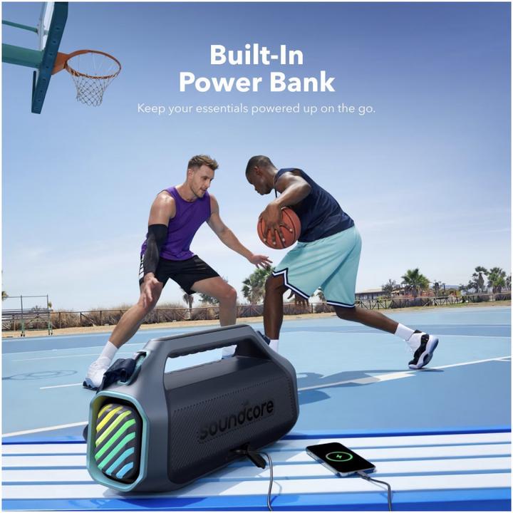 Actual product image soundcore Boom 2 Plus (20 h, Rechargeable battery operated)