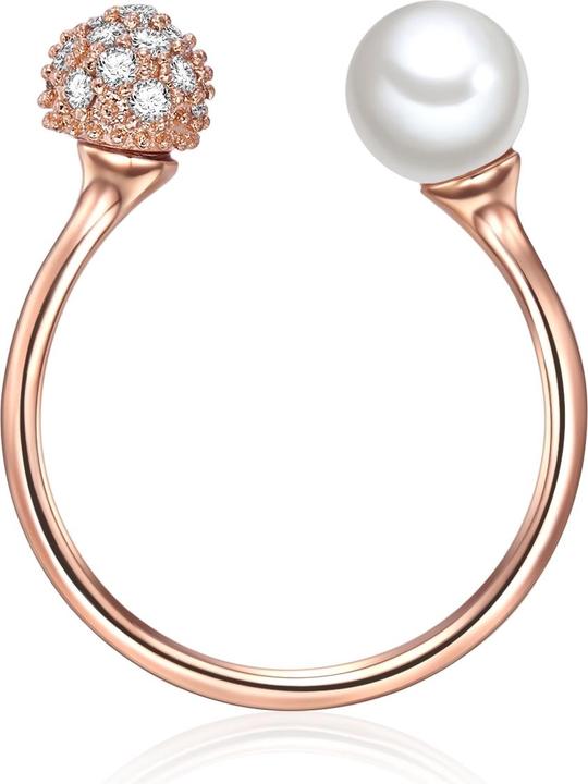 Image du produit Lulu & Jane Femme laiton zirconium perle de culture or rose - 29165 (54)