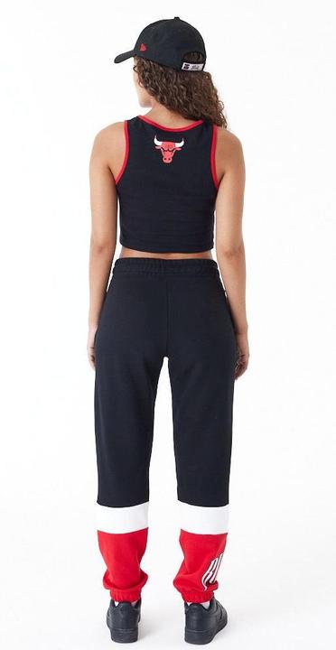 Actual product image New Era Ladies Crop Tank Top Chicago Bulls noir (L)