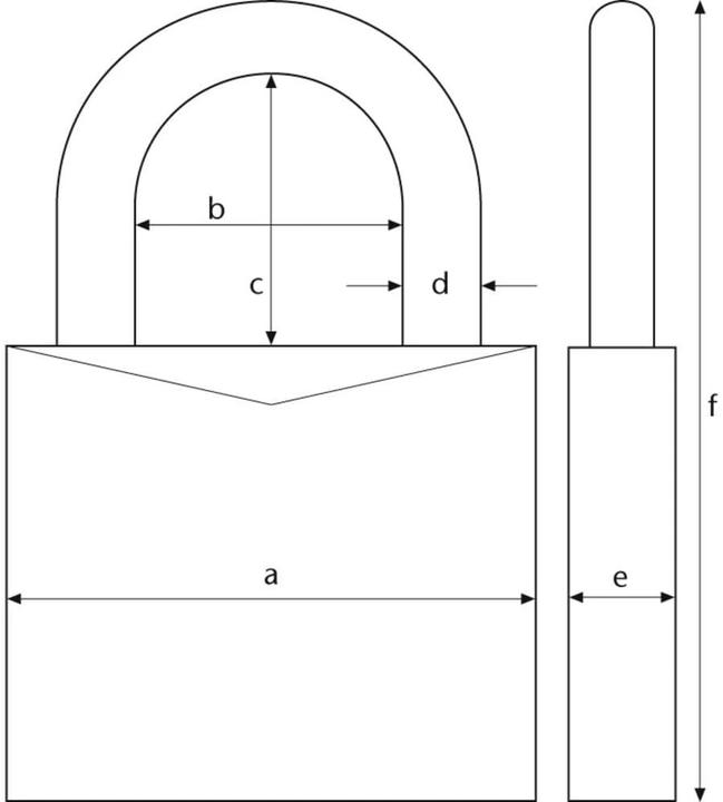 Produktbild Abus Zahlenschloss 145/20 Lock-Tag Rot Aluminium