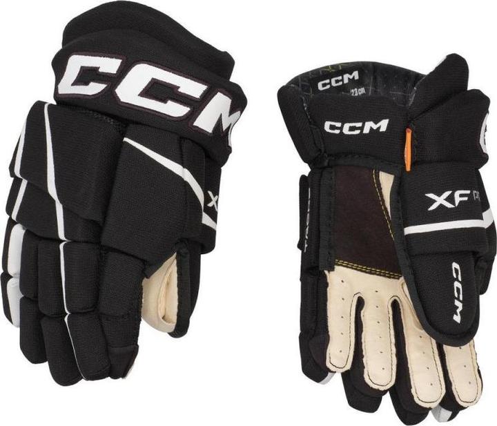 CCM Tacks XF Pro SR Hockeyhandschuhe (Schwarz/weiss, SR 13"/33 cm) (13)