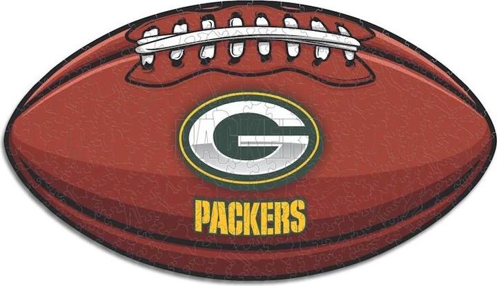 Produktbild Iconic NFL - Green Bay Packers – Football mit Logo - Holz Puzzle Grösse S (150 Teile) (150 Teile)