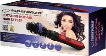 Produktbild ESP eranza EBL008 hair styling tool Hot air brush Black, Red