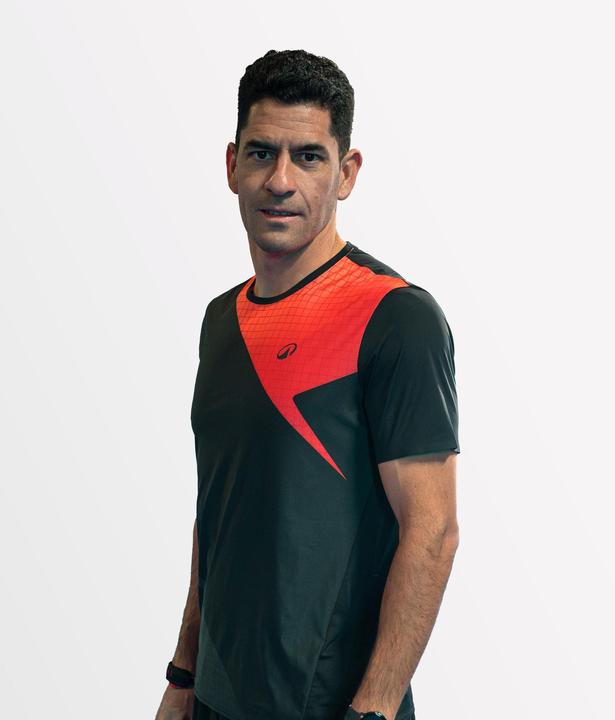 Immagine prodotto Kuikma Herren Padel T-Shirt - PTS Pro Maxi Sanchez rot (XL)