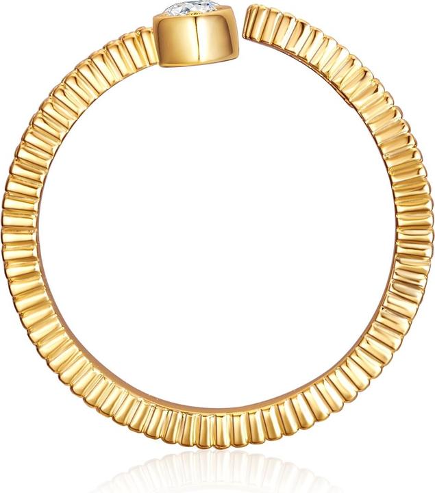Produktbild Lulu & Jane Damen Ring Schlange Metall - 35798 (58)