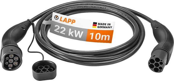 Productafbeelding Lapp Mobility Laadkabel (Type 2, 22 kW, 32 A, 10 m)