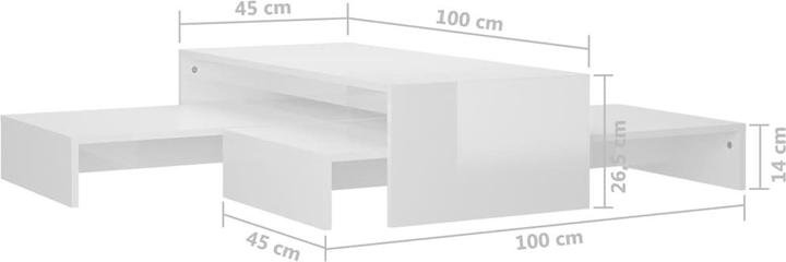 Produktbild VidaXL Carlye (100 x 100 x 26.5 cm)