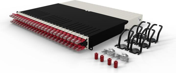 Image du produit PATCHBOX one / 8RU / Cat 6A, UTP, 0.8 m, rouge (U/UTP, CAT6a, 0.80 m)