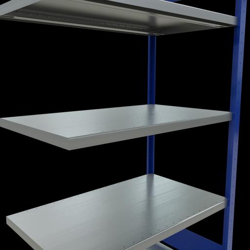 Actual product image Schulte Lagertechnik MULTIplus250 boltless add-on bay system with length bolts