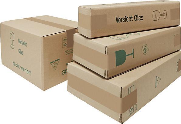 Image du produit kaiserkraft Carton d'expédition, approuvé par la poste allemande (PTT), dim. int. 270 x 104 (1 x)