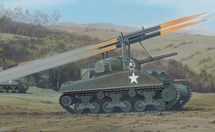 Produktbild Airfix Bausatz Panzer Sherman Calliope 1:76