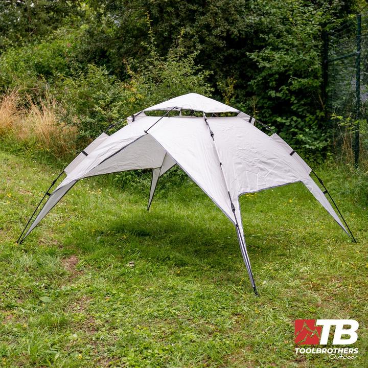 Produktbild Tool Brothers Toolbrothers Outdoor Camping Zelt für 2-4 Personen Kuppelzelt Hydraulikzelt Pop-Up zelt (Kuppelzelt, 3 kg, 2 Personen)