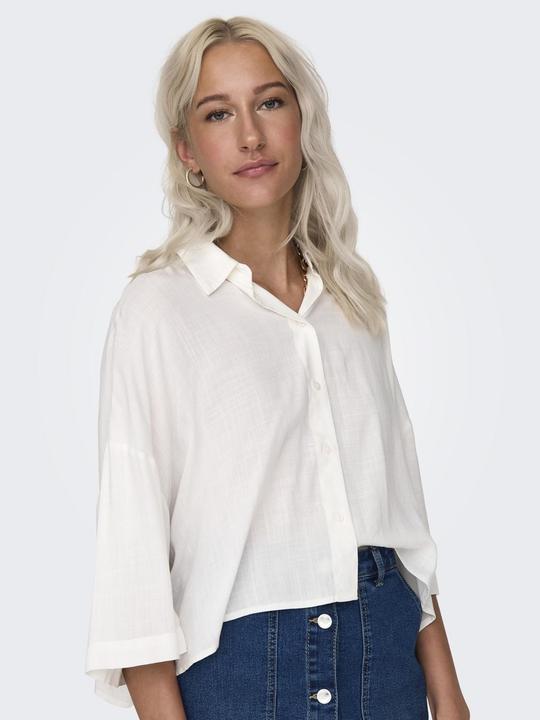Immagine prodotto Only Vestibilità regolare Collo a camicia Spalla bassa Camicia Camicia Camicia (L)